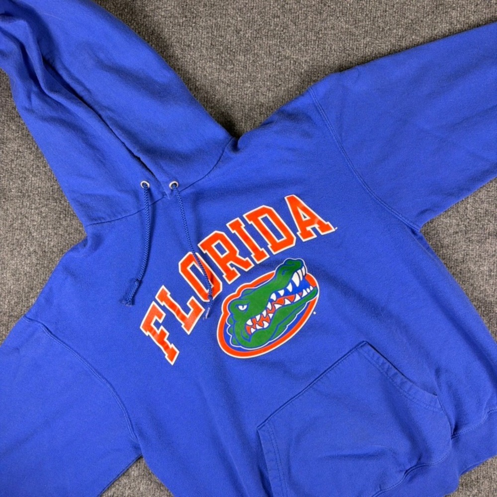 Champion Hoodie Florida Gators Mens Medium‎ Blue NCAA Football